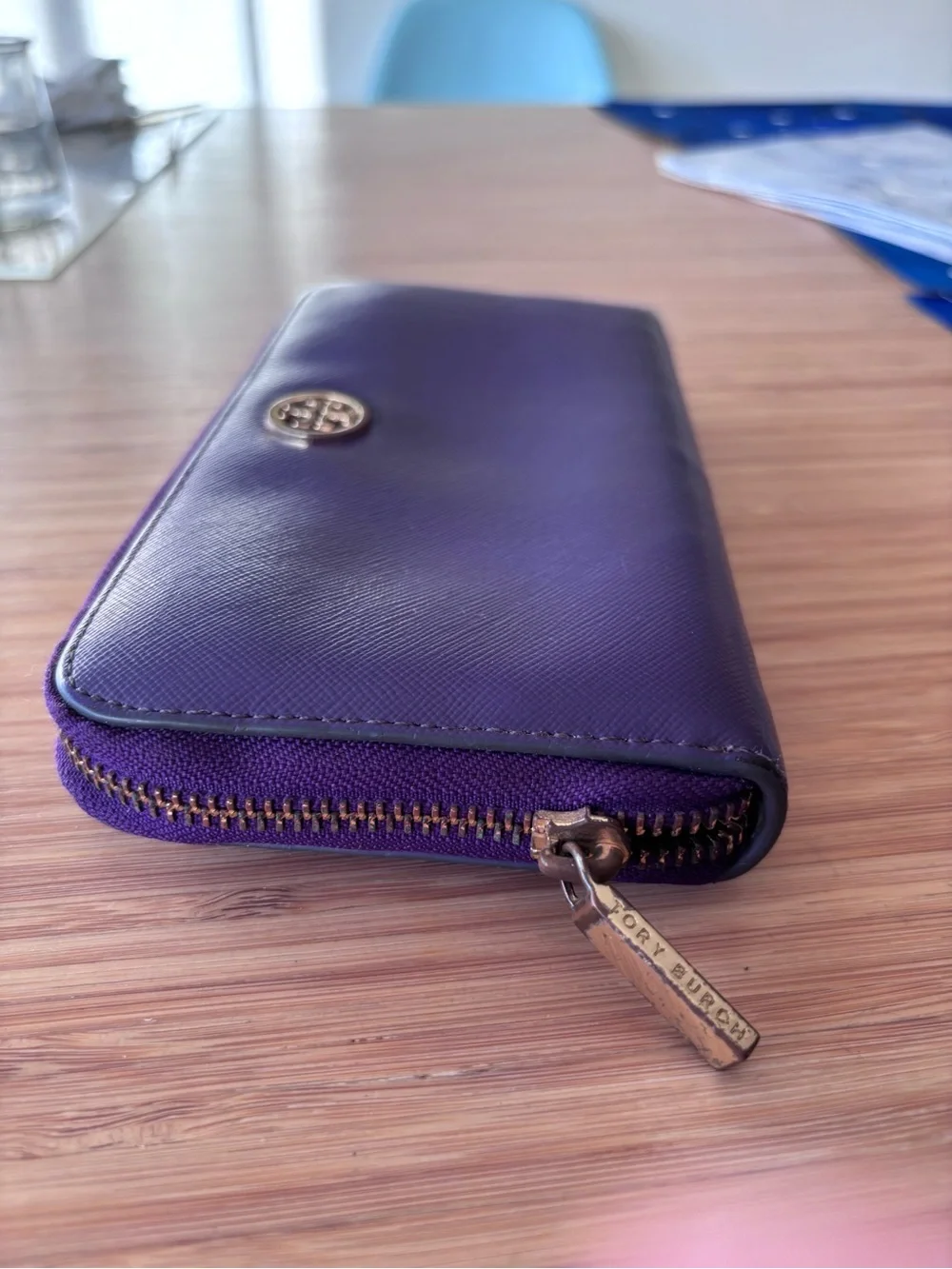 Tory Burch compact zip